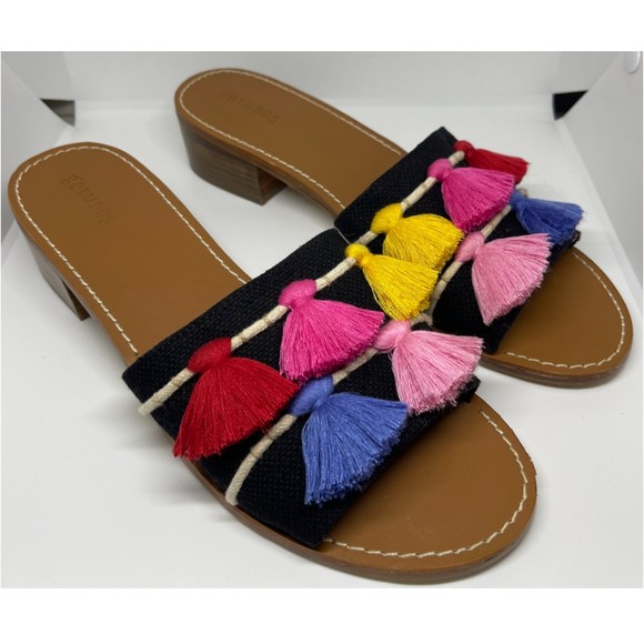 SOLUDOS Tassel City Slide Boho Sandals - Picture 4 of 10